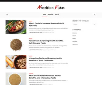 Nutritionvistas.com(Nutrition Vistas) Screenshot
