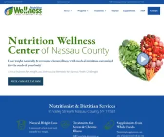 Nutritionwellnesscenter.com(Nutrition Wellness Center of Nassau County NY) Screenshot