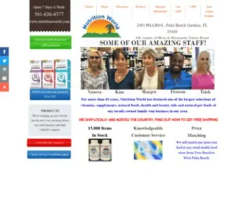 Nutritionworld.com(Vitamin Supplements) Screenshot