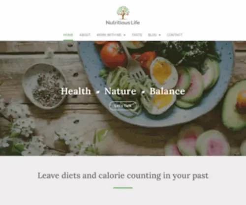 Nutritiouslife.ca(Nutritious Life) Screenshot