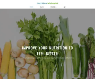 Nutritiousminimalist.com(Nutritious Minimalist) Screenshot