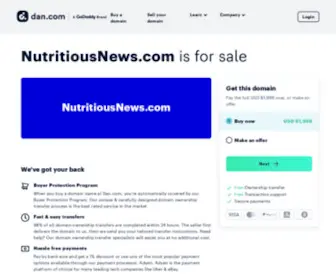 Nutritiousnews.com(NutritiousNews) Screenshot