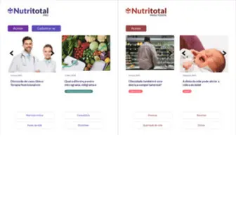 Nutritotal.com.br(Saiba mais sobre a ciência nutricional) Screenshot