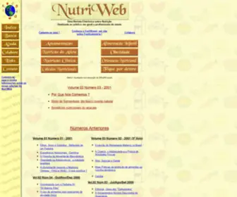 Nutriweb.org.br(Revista NutriWeb) Screenshot