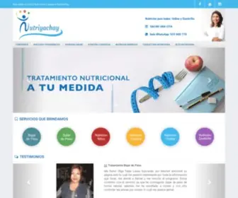 Nutriyachay.com(Consultorio Nutricional Online en Lima) Screenshot