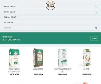 Nutro.com(Dog Food) Screenshot