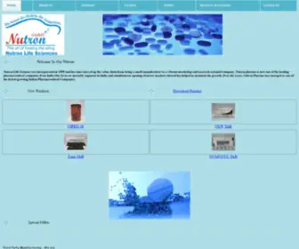 NutroncHD.com(NUTRON LIFE SCIENCES) Screenshot