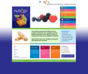 Nutropi.com(Ease of processing (not sticky)) Screenshot