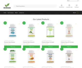 Nutrosan.com(Your health is your wealth) Screenshot