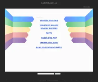 Nutrotherm.in(nutrotherm) Screenshot