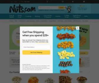 Nuts.com(Premium Bulk Nuts) Screenshot