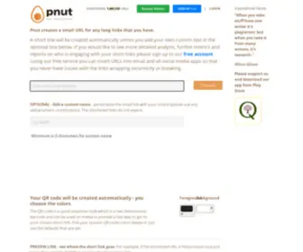 Nutshellurl.com(URL Link Shortener) Screenshot
