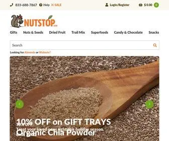 Nutstop.com(Bulk & Wholesale Nuts) Screenshot