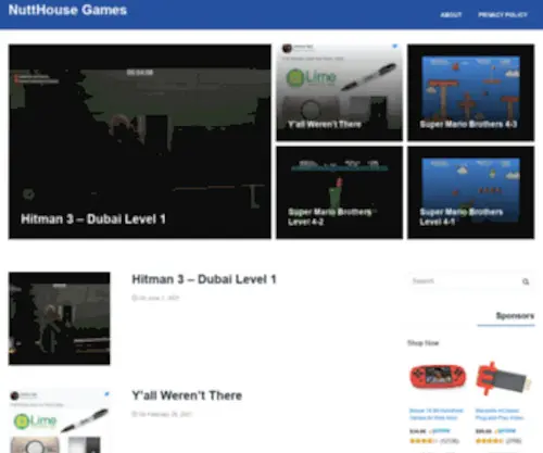 Nutthouse.games(Creating and sharing game videos) Screenshot