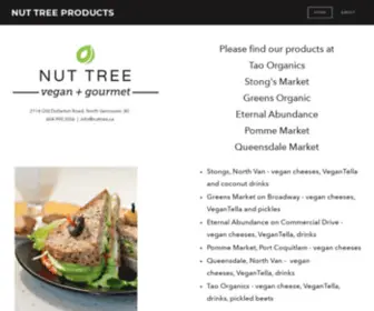 Nuttreecafe.ca(NUT TREE PRODUCTS) Screenshot