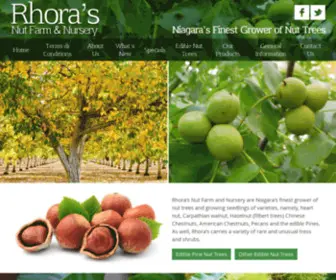 Nuttrees.com(Rhora's Nut Farm) Screenshot