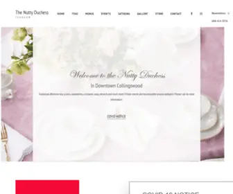 Nuttyduchesstearoom.com(Nutty Duchess Tearoom) Screenshot