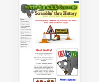 Nuttyhistory.com(History for those with A.D.D) Screenshot