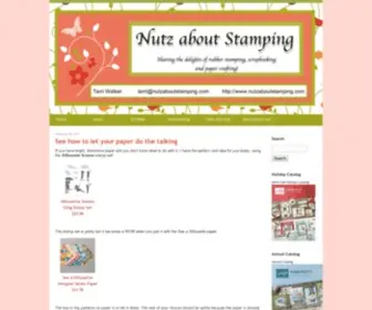 Nutzaboutstamping.com(Nutz about Stamping) Screenshot