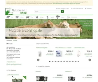 Nutztierarzt-Shop.de(Ergänzungsfuttermittel) Screenshot