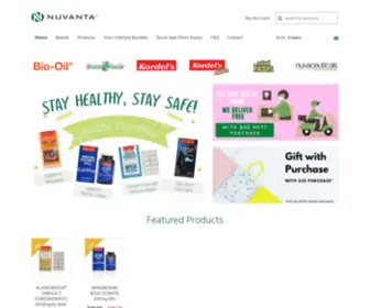 Nuvanta.com.sg(Home Page) Screenshot