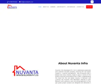 Nuvantainfra.com(Nuvanta Infra Developers Pvt) Screenshot