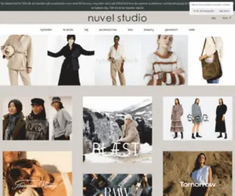 Nuvelstudio.com(Køb lækkert designer tøj til kvinder online. Du får gratis fragt ved køb over 600 kr) Screenshot