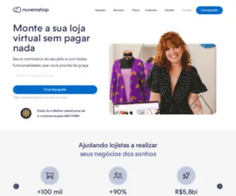 Nuvemshop.com.br(Monte a sua loja virtual sem pagar nada) Screenshot