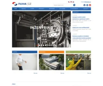 Nuvia.cz(Nuvia Group) Screenshot