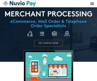 Nuviopay.com(MERCHANT PROCESSING eCommerce) Screenshot