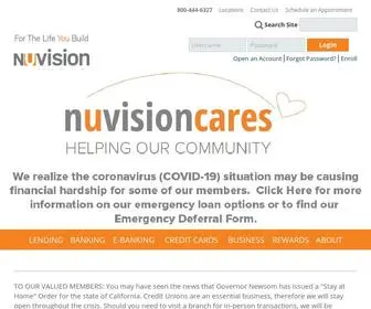 Nuvisioncu.org(Nuvision Credit Union) Screenshot