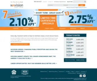 Nuvisionfederal.org(Nuvision Credit Union) Screenshot
