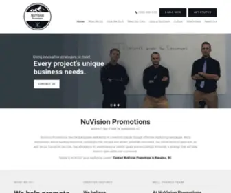 Nuvisionpromotions.com(NuVision Promotions) Screenshot