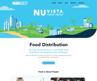 Nuvistafoods.com(Nu Vista Foods Group) Screenshot