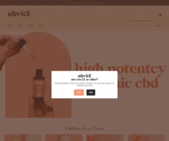 Nuvitacbd.com(NUVITA) Screenshot