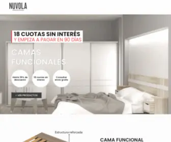 Nuvolabedandhome.com.ar(Promoción en camas funcionales) Screenshot