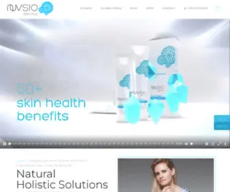 Nuvsio.com(Purity through Nature) Screenshot