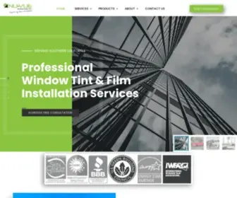 Nuvuewindowfilms.com(NU-VUE Window Films, Inc) Screenshot