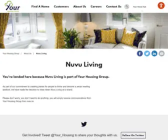 Nuvuliving.co.uk(Your Housing Group) Screenshot