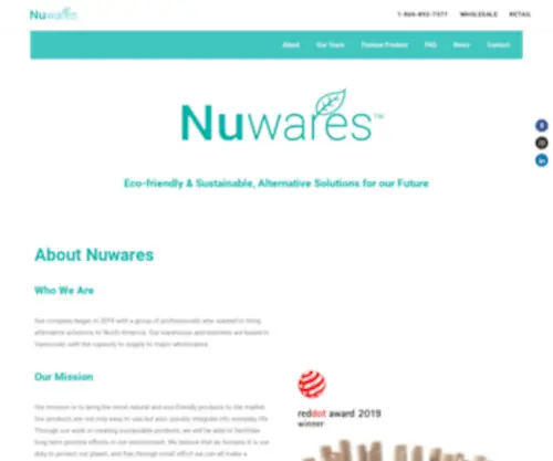 Nuwares.com(Eco-friendly & Sustainable Solutions for Our Future) Screenshot