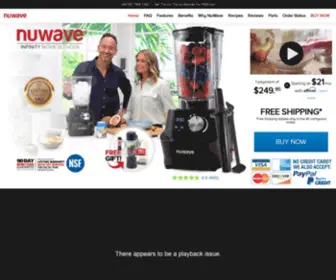 Nuwaveblender.com(The Commercial) Screenshot