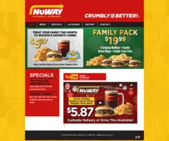 Nuwayburgers.com(Wichita Fast Food) Screenshot