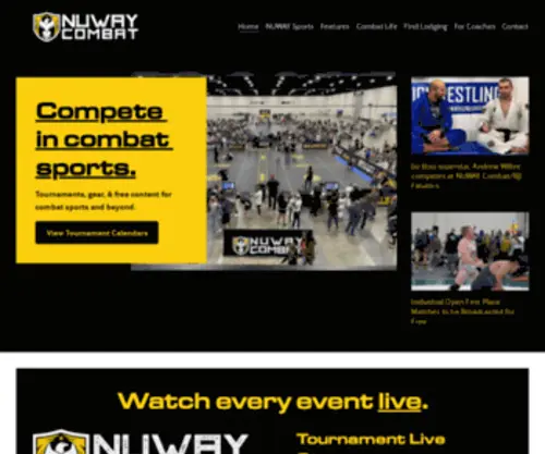 Nuwaywrestling.com(NUWAY Wrestling) Screenshot