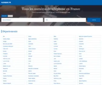 Nuwber.fr(Numéros de téléphone en France) Screenshot