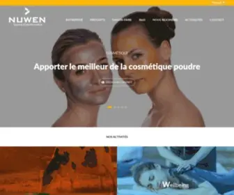 Nuwen.com(Fabricant d’ingrédients naturels et de produits finis pour les industriels) Screenshot