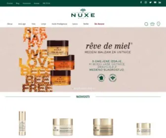 Nuxe.si(Nuxe Slovenija) Screenshot