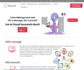 Nuxit.com(Hébergeur NUXIT) Screenshot