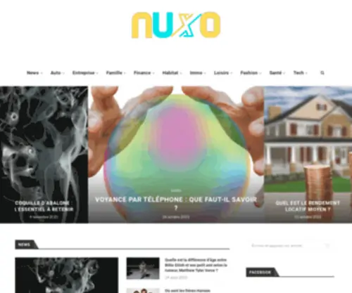 Nuxo.net(L'actu du net) Screenshot