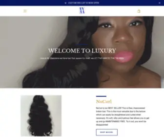Nuxtensions.com(Nu Xtensions Raw Indian Hair) Screenshot