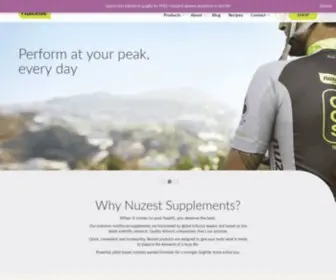 Nuzest.co.uk(Nuzest UK) Screenshot